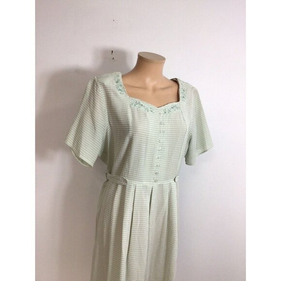 Alyssa Brooke Cottage Core Maxi Dress Womens 1X - Picture 7 of 9